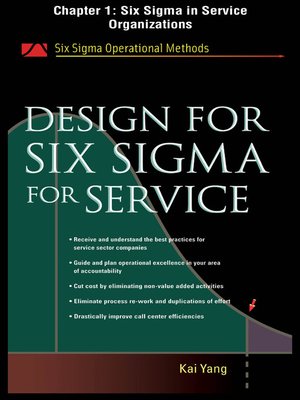 cover image of Six Sigma in Service Organizations
